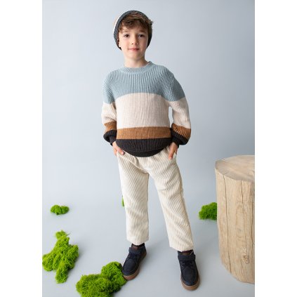 MAYORAL chlapčenské športové nohavice - Béžová (Veľkosť 140)