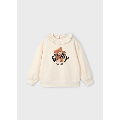 MAYORAL bavlnené dievčenské tričko - Béžová (Veľkosť 140)