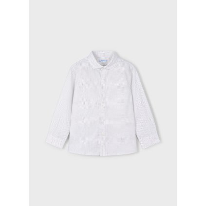MAYORAL chlapčenská košeľa - Biela (Veľkosť 140)