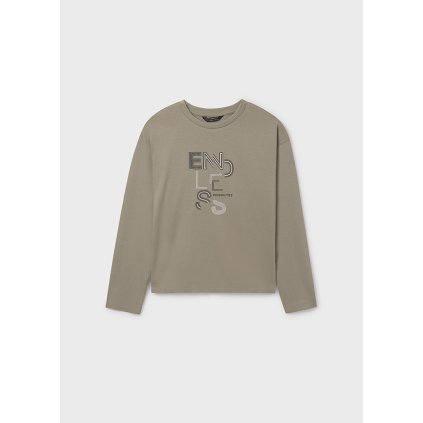 MAYORAL chlapčenské basic tričko - Béžová (Veľkosť 140)