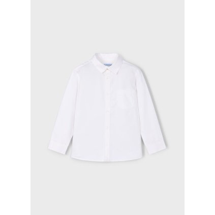 MAYORAL chlapčenská košeľa - Biela (Veľkosť 140)