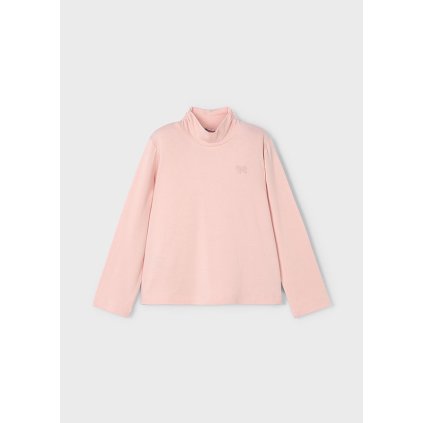 MAYORAL dievčenský bavlnený rolák - Ružová (Veľkosť 140)