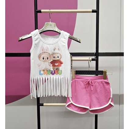 LABUBU 2 dielny dievčenský set - Mnohofarebné (Veľkosť 146/152)