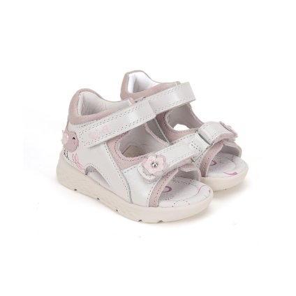 Dievčenské ortopedické sandále PONTE - Biela (Veľkosť 23)