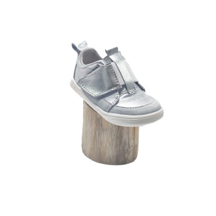 Dievčenská barefoot obuv - Strieborná (Veľkosť 23)