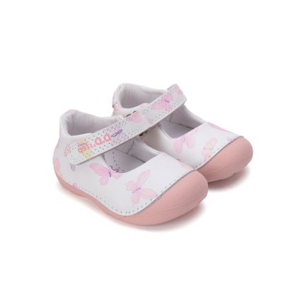 D.D.STEP celokožené baleríny - Biela (Veľkosť 24)