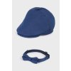 Chlapčenská čiapka+motýlik MAYORAL - Modrá (Veľkosť 48)