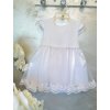 Exkluzívne dievčenské spoločenské šaty - Biela (Veľkosť 80)