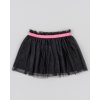 Dievčenská tylová sukňa - Čierna (Veľkosť 104)