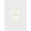 MAYORAL tričko s potlačou kr.ruk. crudo - Cream (Veľkosť 80)