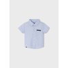 Chlapčenská krátkorukávová košeľa MAYORAL 1112-096 - Modrá (Veľkosť 74)