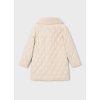 Exkluzívny dievčenský kožený kabát MAYORAL - Béžová (Veľkosť 140)