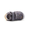 BAREFOOT kožená chlapčenská obuv DD STEP - Sivá (Veľkosť 22)