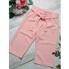Dievčenské široké letné nohavice - Ružová (Veľkosť 128)