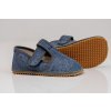 Barefoot chlapčenské papuče SLIM - Modrá (Veľkosť 31)