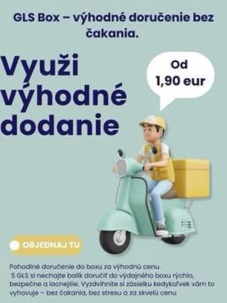 Vedeli ste, že Vám balúčrk doručíme od 1,90€? 👉 Doručenie rýchlo, spoľahlivo a úplne bez stresu. Vaša zásielka je v...
