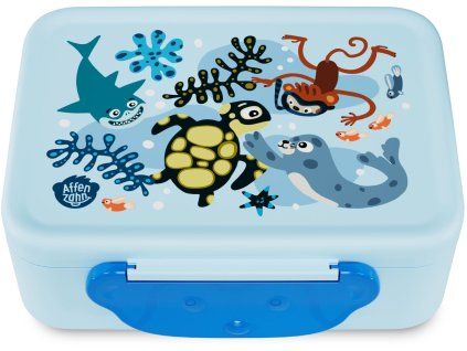 Svačinový box Affenzahn Plastic Lunchbox - Unbelievable underwater world