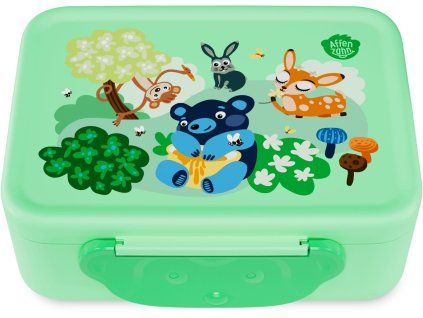 Svačinový box Affenzahn Plastic Lunchbox - Mighty meadow