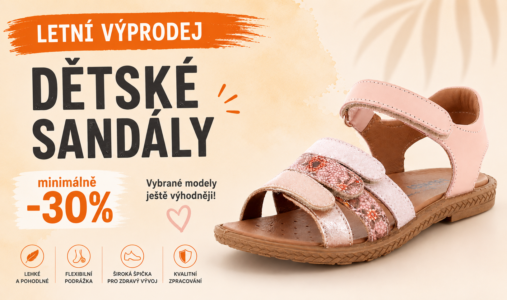 sandály dětské