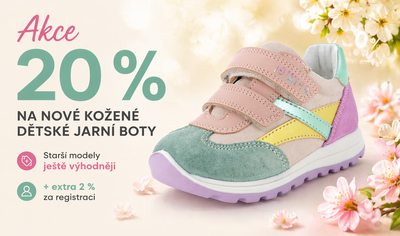 20% dětská kožená