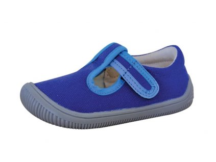 Dětské tenisky/plátěnky barefoot Protetika KIRBY blue č. 1