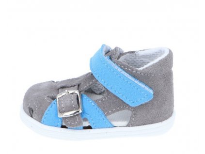 Dětské sandály Jonap 009/S šedá/modrá 2021 č. 1