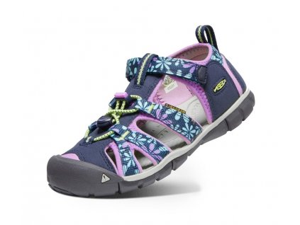 Dětské sandály Keen Seacamp CNX 1025136/1025149 Black Iris/African violet č. 1