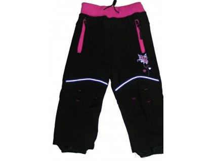 Dětské softshellové kalhoty Kugo K1207 růžové č. 1