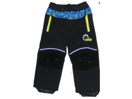 Dětské softshellové kalhoty Kugo k12107 šedo/modrá č. 1
