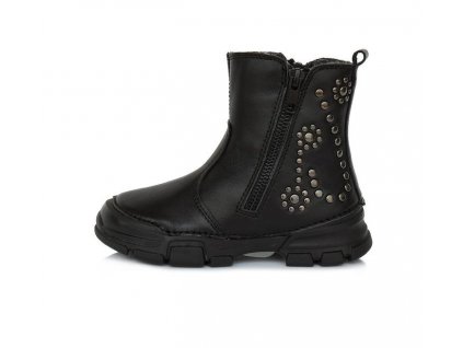 Dětské zimní boty D.D.Step W056-299L Black č. 1