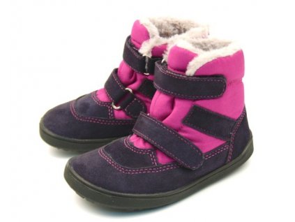 Dětské zimní boty EF barefoot Fang s membránou č. 1
