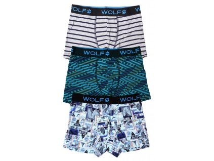 Chlapecké boxerky Wolf 3ks L2181b č. 1