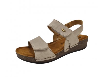 Dámské kožené sandále Santé MN/22128 Tortora č. 1