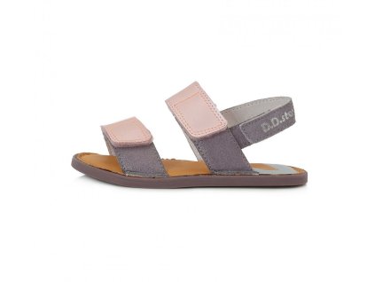 Dětské sandály barefoot D.D.Step G076-356C Lavender č. 1