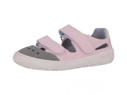 Dětské sandály Jonap Fella barefoot růžová č. 1