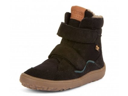 Dětské zimní boty barefoot FRODDO G3160205-4 Black s membránou č. 1