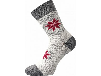 Extra teplé ponožky VoXX Alta šedé MERINO + ALPAKA č. 1