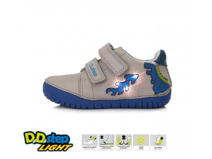 Dětské celoroční boty D.D.Step S050-41140 blikající/LED diody