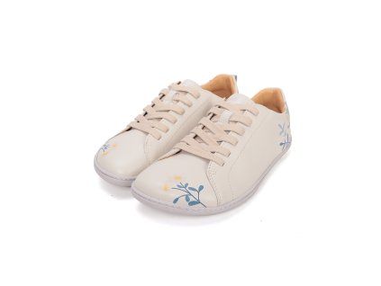 Stitch&walk barefoot boty S088 61818 Cream botonozka (3)
