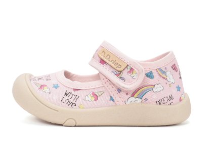 C100 61436 DDStep plátěné baleríny Botonozka 1