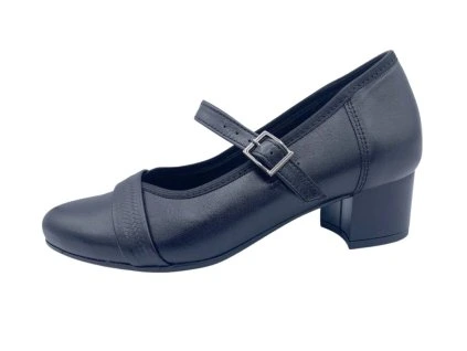 Lodičky kožené černé Barton 4326 Botonožka 1 (2)