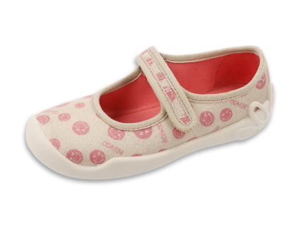 114y565 dívčí bačkorky Befado Botonozka (1)