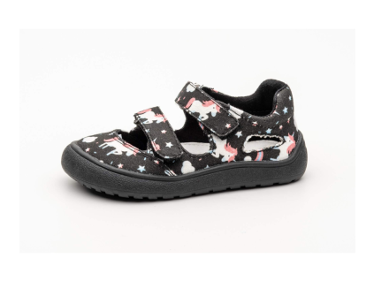 Protetika barefoot sandále Tafi black uni Botonozka