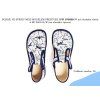 Barefoot bačkory BEDA Love - pevný opatek