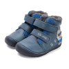 Dětské zimní boty D.D.Step barefoot W070-52893 Royal Blue