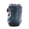 Dětské zimní boty D.D.Step barefoot W070-52893 Royal Blue