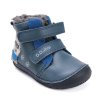 Dětské zimní boty D.D.Step barefoot W070-52893 Royal Blue