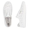 M2354 80 Rieker bíle perforované tenisky Botonozka 9
