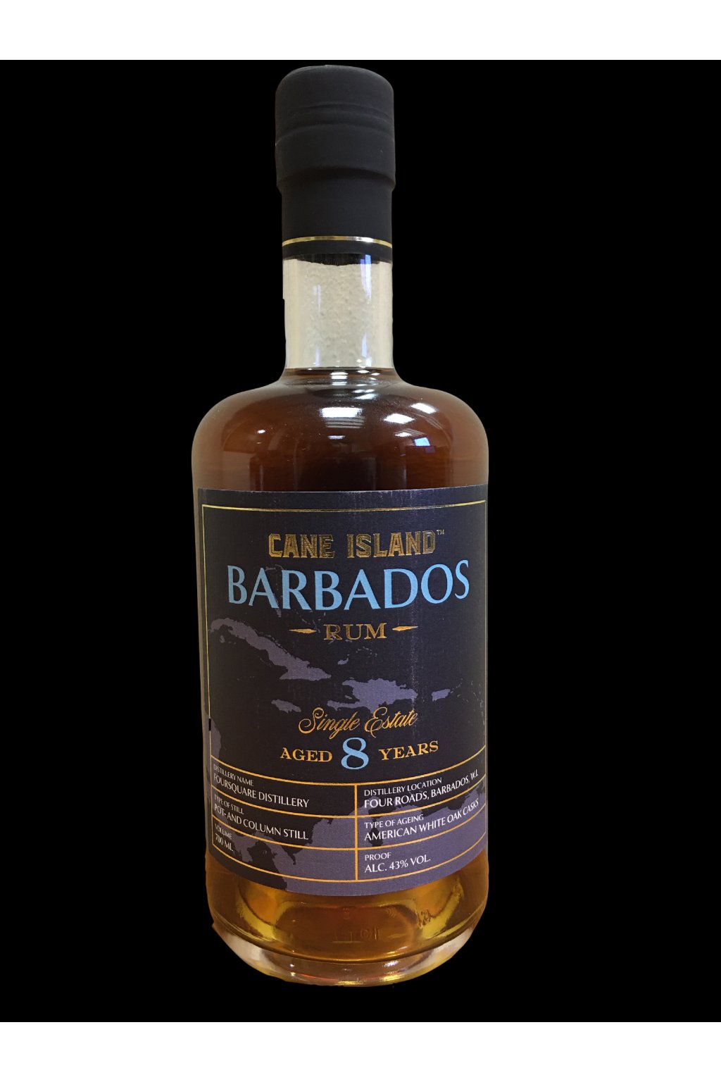 CANE ISLAND BARBADOS 8 YO 0.70L 43% (čistá fľaša)