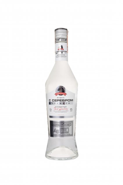 VODKA WITH SILVER PREMIUM WHITE LABEL 0.70L 40%